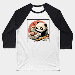 Cute panda Baseball T-Shirt